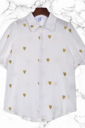 Blouse Heart Gold