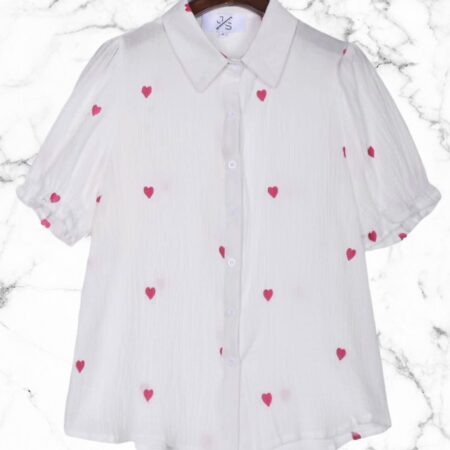 Blouse Heart Pink