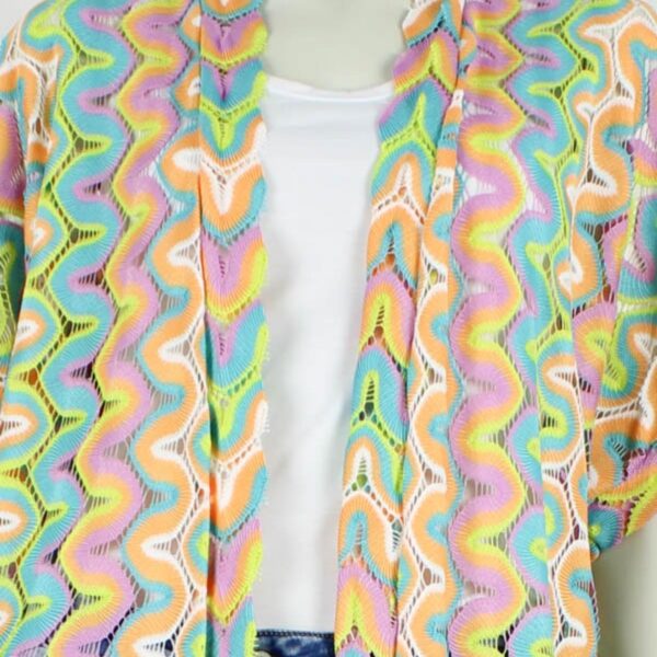 Vest zig zag - pastel