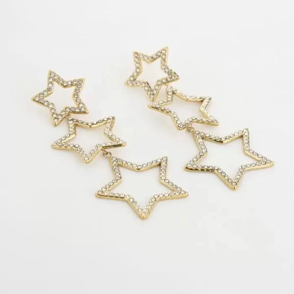 Star Earrings goud