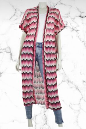 Vest Zig Zag Pink