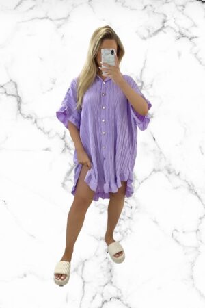 Ruffle Dress Lila