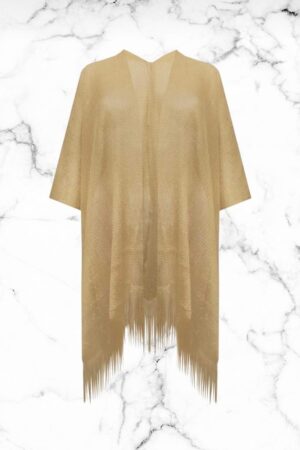 Kimono lurex gold