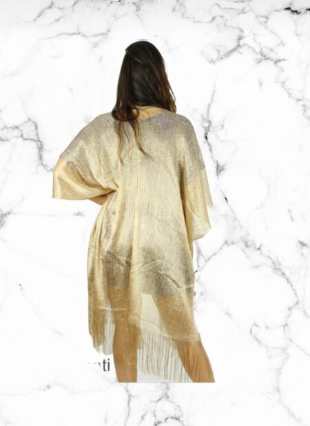 Kimono lurex gold
