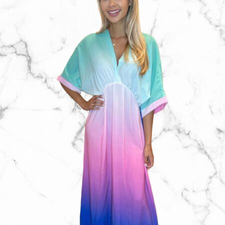 Ombre dress mint