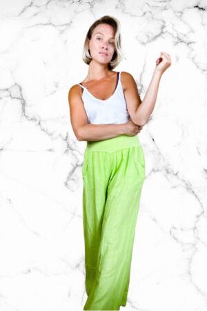 Broek Merlijne - neon groen