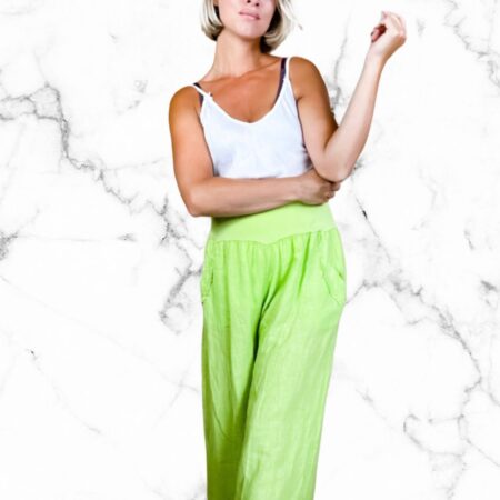 Broek Merlijne - neon groen