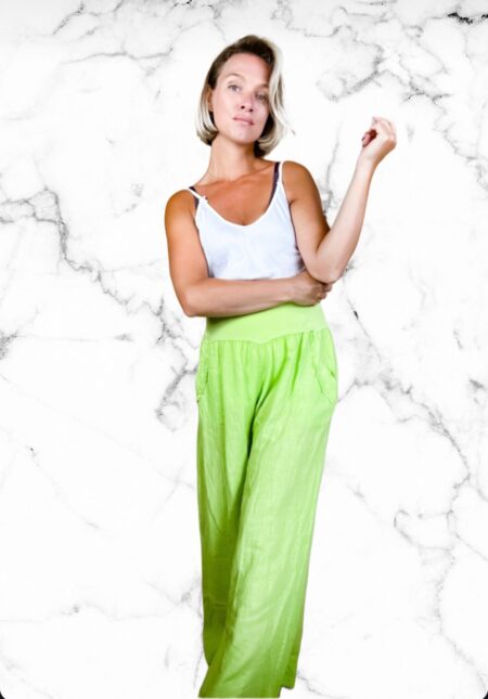 Broek Merlijne - neon groen