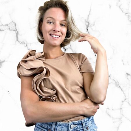Top Florine Camel