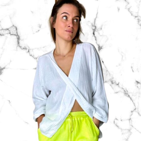 Short neon geel