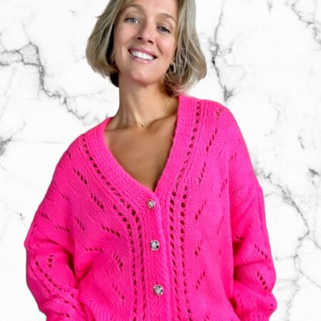 Vest Mara neon roze