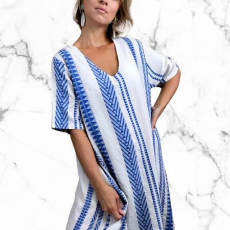 Jurk dilari blauw