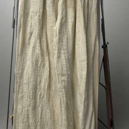 Mousseline broek beige