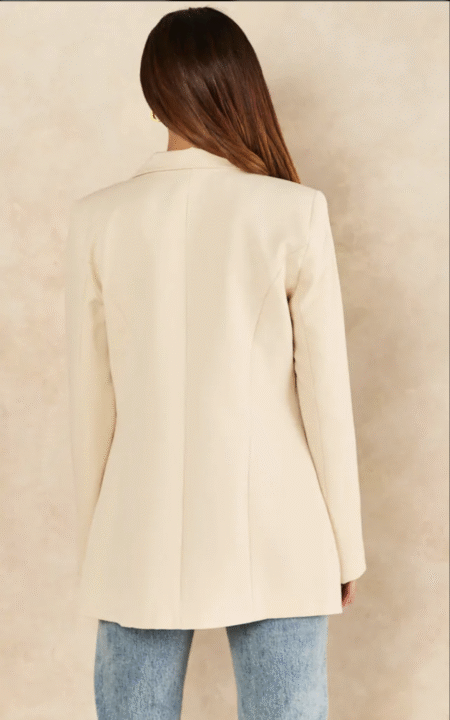 Beige blazer London - FASHION ICON