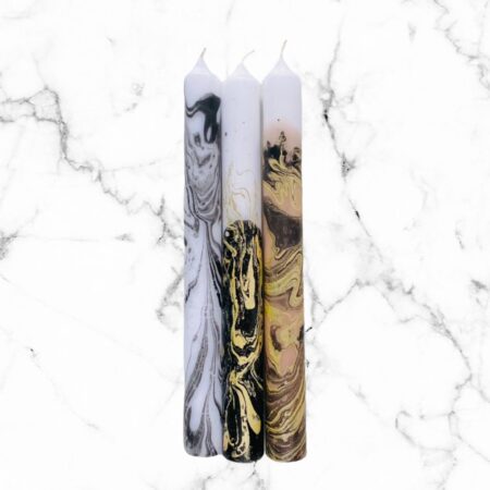 Kaarsen Dip Dye Marble Jupiter - FASHION ICON