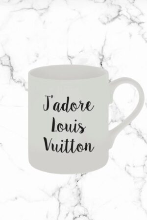 Porseleinen mok "J'adore Louis Vuitton" - FASHION ICON