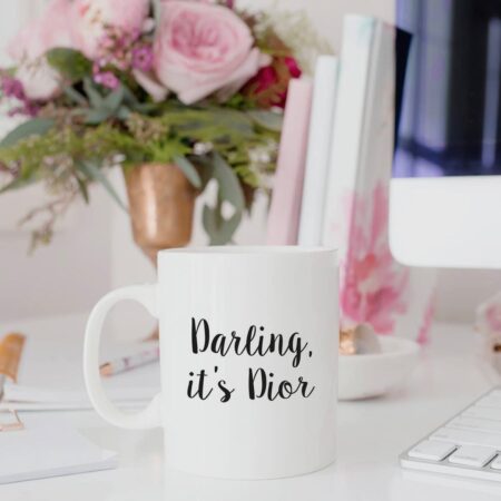 Porseleinen mok "Darling, it's Dior" - FASHION ICON