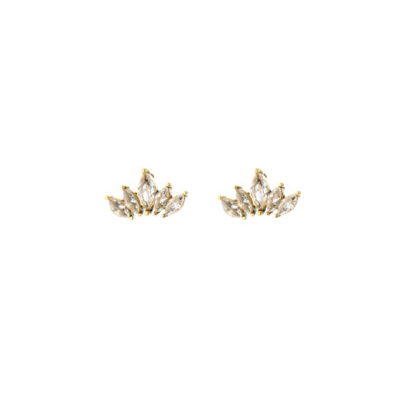 Oorsteker Lilly goud
