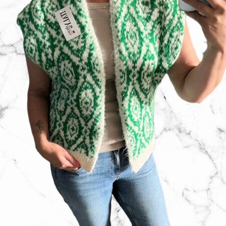 Gilet Tess groen - FASHION ICON