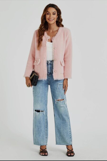 Boucle jasje roze