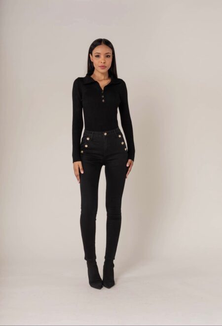 Skinny jeans Nina zwart