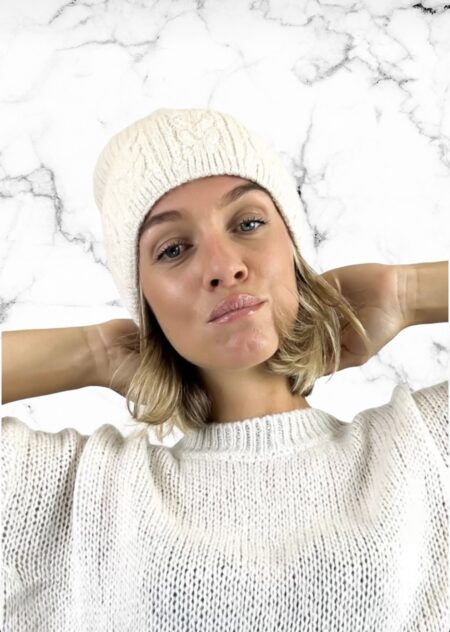 Muts gebroken wit winter