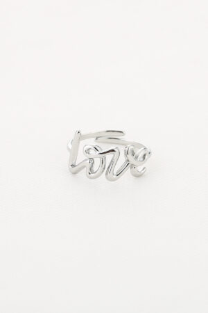 Love ring zilver