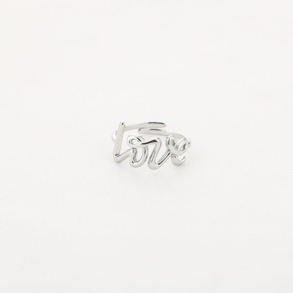 Love ring zilver