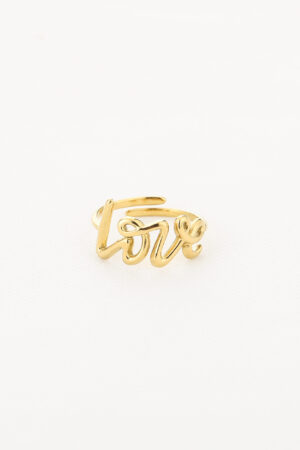 Love ring goud