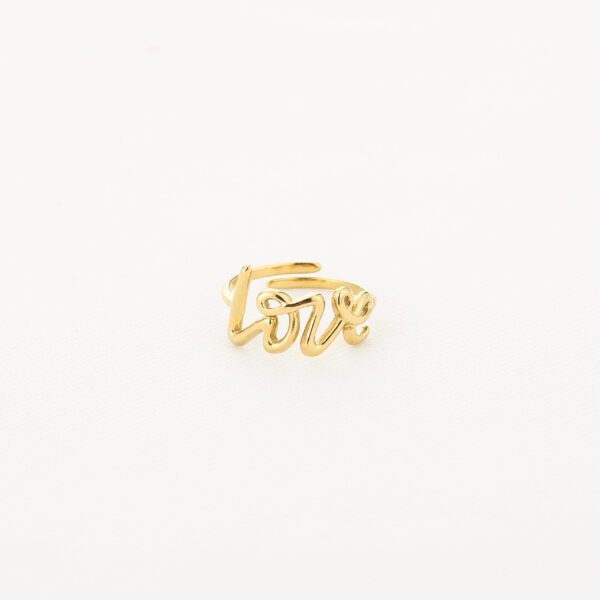 Love ring goud