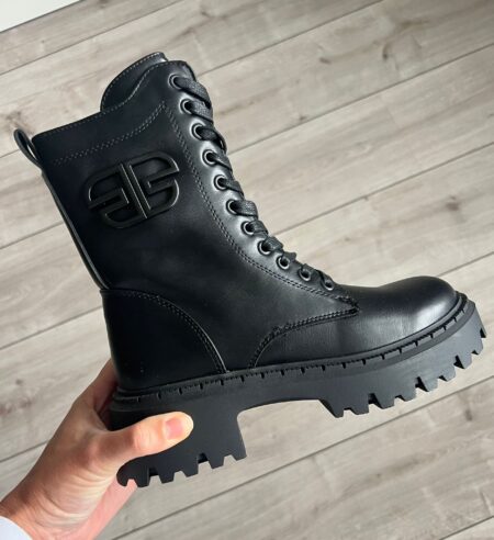 Zwarte bikerboots FASHION ICON