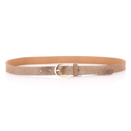 Gouden glitter riem