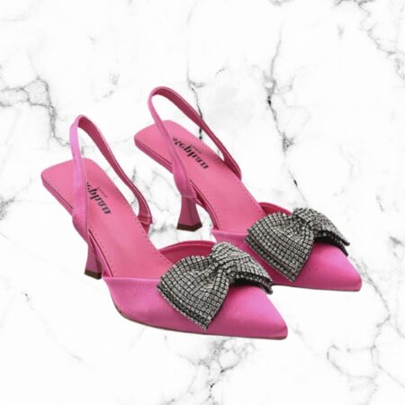 Slingback pumps roze
