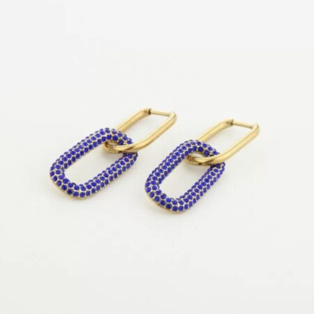 Oorhangers blauw