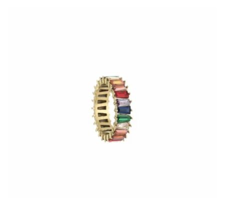 Rainbow ring goud