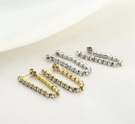 Party oorbellen zilver - Afbeelding 3