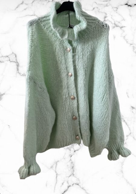 Ruche vest mintgroen - Afbeelding 2