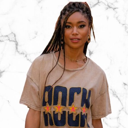 Beige t-shirt Rock