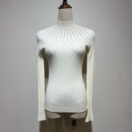 Witte glitter top