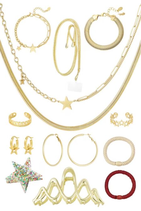 Adventkalender sieraden goud - Afbeelding 3