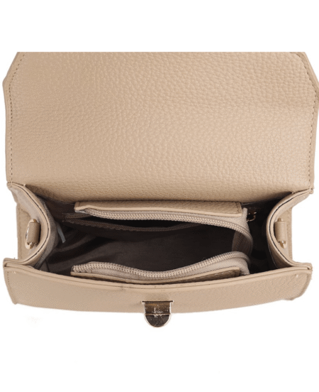Mini Kelly bag taupe - Afbeelding 3