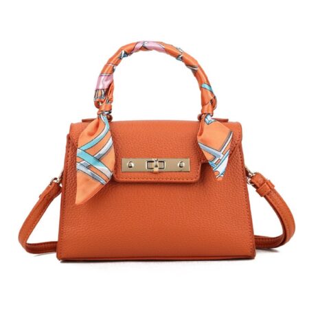 Mini Kelly bag oranje