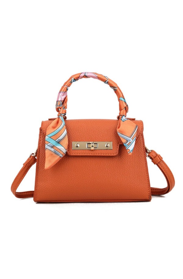 Mini Kelly bag oranje