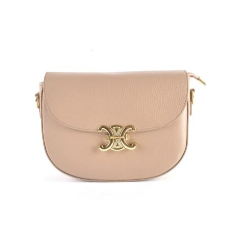 Leren Celina tas taupe