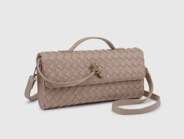 Ada crossbody clutch taupe