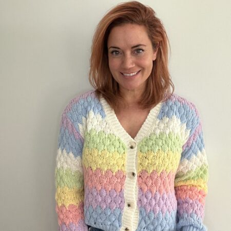 Kleurrijk vest pastel