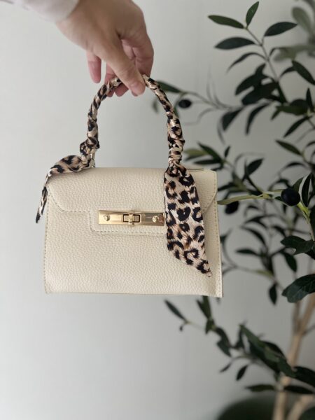 Mini Kelly bag beige